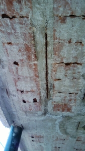 Particolare ferro di armatura degradato